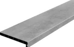 Lignodur Topline LD36 Innenfensterbank beton grau 150 mm inkl. Seitenabschluss