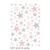 Lilipinso Wandsticker Basics gemischte Sterne, Farbe: aqua remix