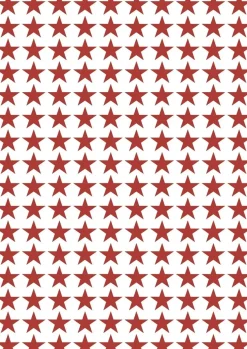 Lilipinso Wandsticker Basics kleine Sterne, Farbe: cherry
