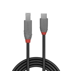 LINDY USB 3.2 Kabel Typ C/B Anthra Line 0,5m