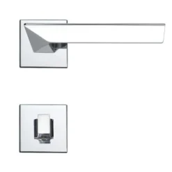 Linea Cali Trio Zincral Türdrücker Rosettengarnitur chrom Türgriff