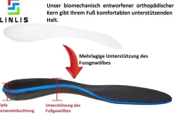 LINLIS - Orthopädische Schuheinlagen von Podologen entworfen und empfohlen Neuheit !