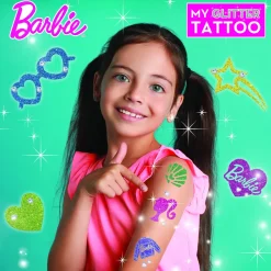Lisciani 100958 Barbie Glitzer Tattoos My Glitter Tattoo Mädchen Kinder kreativ