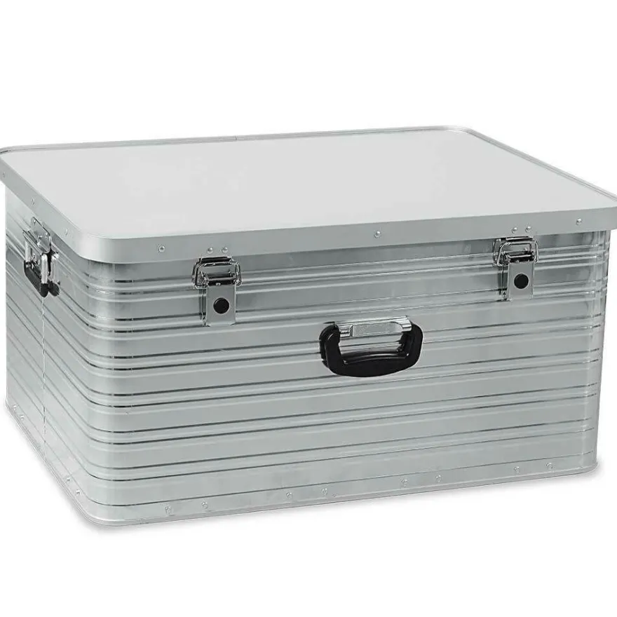 141 Liter Alubox, staub- und spritzwasserdicht, LxBxH 765 x 585 x 385 mm