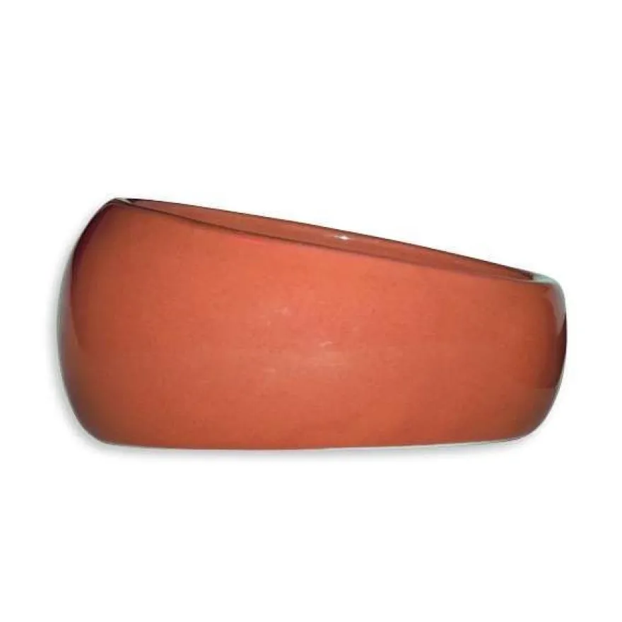 LIVING WORLD Ergonomischer Nagernapf groß terracotta