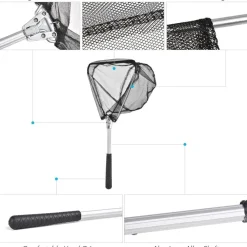 Lixada Angelset für Kinder, 1.8m Teleskop-Angelrute mit Angelrolle, Köder und
