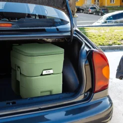20L + 12L Campingtoilette abnehmbarem Abwassertank Campingklo tragbar Reisetoilette
