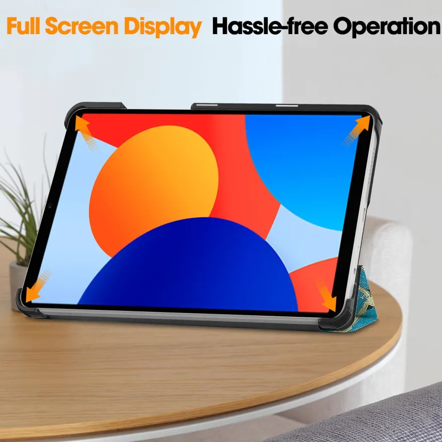Lobwerk Hülle f. Xiaomi Redmi Pad SE 8.7 Zoll Cover Tasche Schutz Sleep/Wake