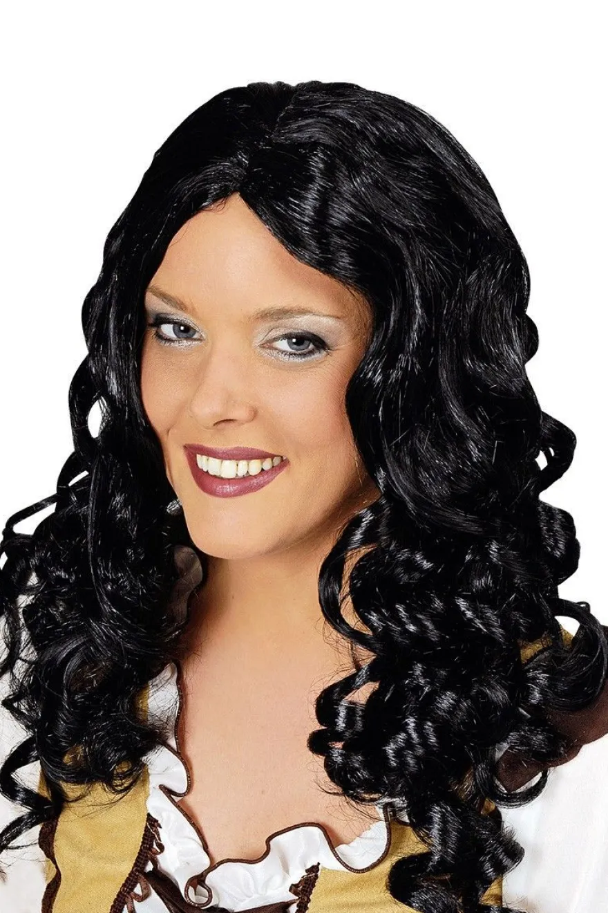 Lockenperücke Damen Perücke Joy lang gelockt 5 versch. Farben Karneval Fasching