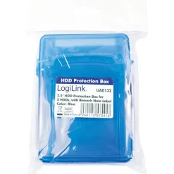 LogiLink Festplatten Schutz Box für 2 x 2,5