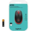 Logitech M190 Full-size wireless Mouse red (910-005908)