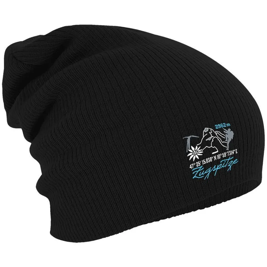 Longbeanie Slouch- Beanie Mütze Zugspitze 54482 schwarz