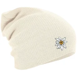 Longbeanie Slouch-Beanie Wintermütze Edelweiss 54822 weiß
