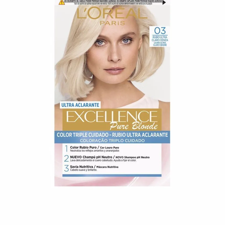 L'Oréal Professionnel Excellence Creme tinte #03 rubio ultra claro ceniza 192ml