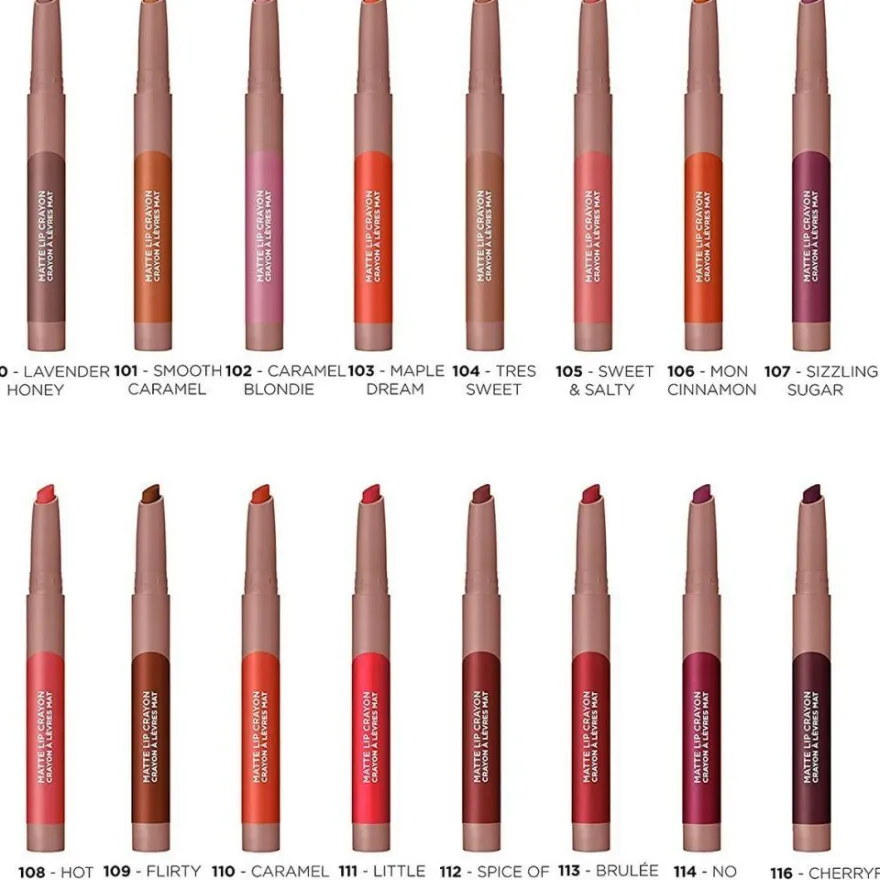 L'Oréal Professionnel Infallible matte lip crayon #113-brulee everyday