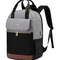 Lovevook Rucksack Damen 15,6 Zoll Laptopfach & USB Ladeanschluss, Wasserdicht