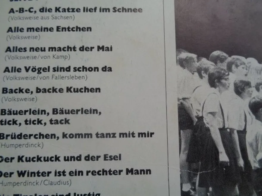 LP ariola ABC 42 Kinderlieder Bielefelder Kinderchor Hörspiel Vinyl