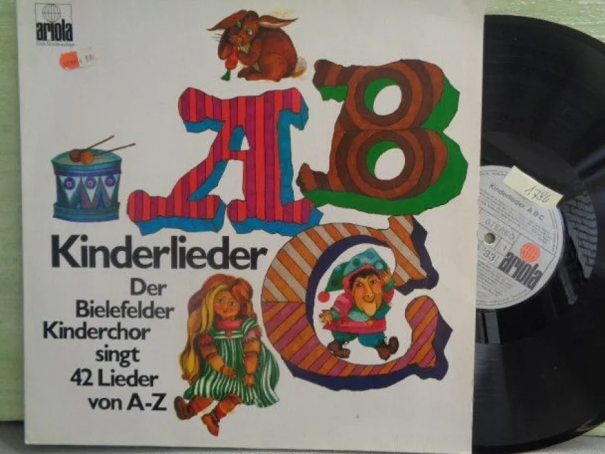 LP ariola ABC 42 Kinderlieder Bielefelder Kinderchor Hörspiel Vinyl