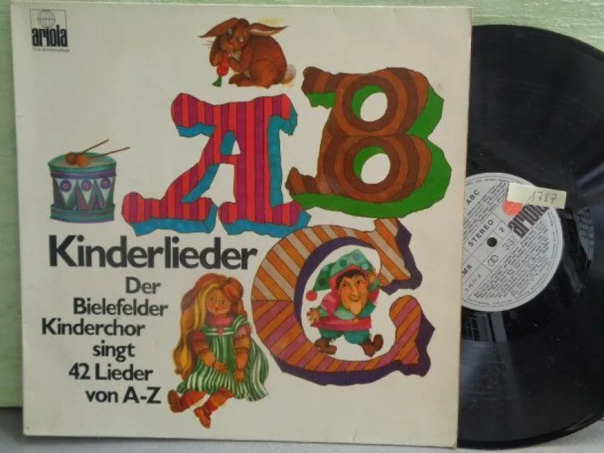 LP ariola ABC 42 Kinderlieder Bielefelder Kinderchor Hörspiel Vinyl
