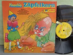LP auditon Pinocchio Zäpfelkern Geburt Apfelgarten 1 + 2 Collodi Bierbaum Hörspiel