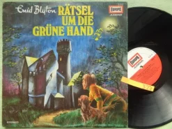 LP Europa Blyton Rätsel um verlassene Haus grüne Hand unterirdischen Gang Hafen