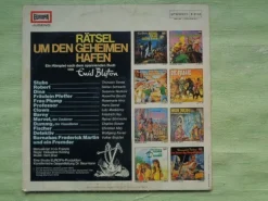 LP Europa Blyton Rätsel um verlassene Haus grüne Hand unterirdischen Gang Hafen