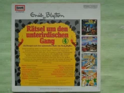 LP Europa Blyton Rätsel um verlassene Haus grüne Hand unterirdischen Gang Hafen