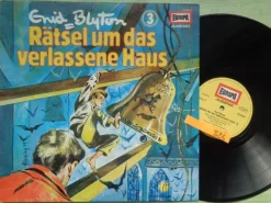 LP Europa Blyton Rätsel um verlassene Haus grüne Hand unterirdischen Gang Hafen