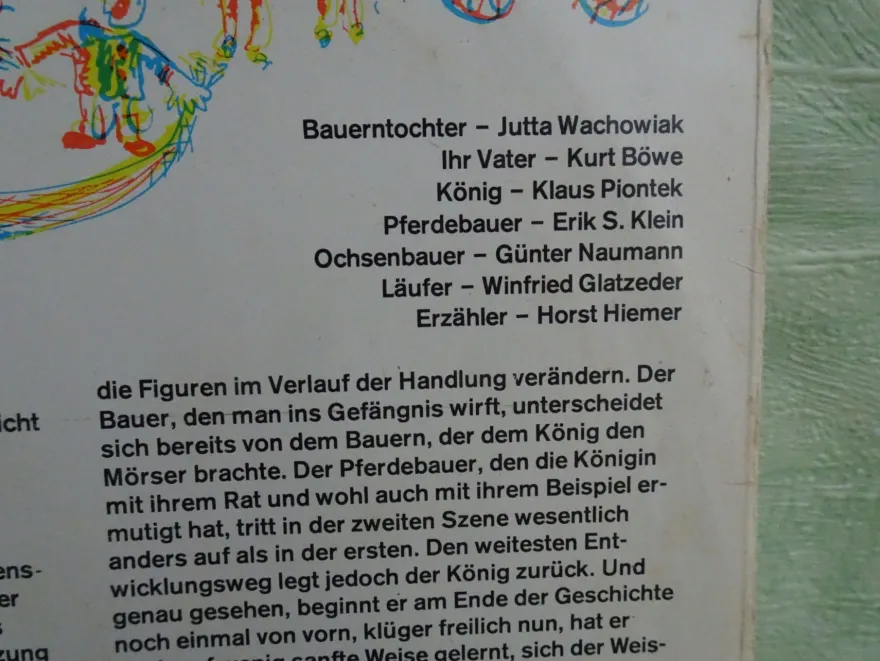 LP Litera 865205 Die kluge Bauerntochter Brüder Grimm Scharfenberg