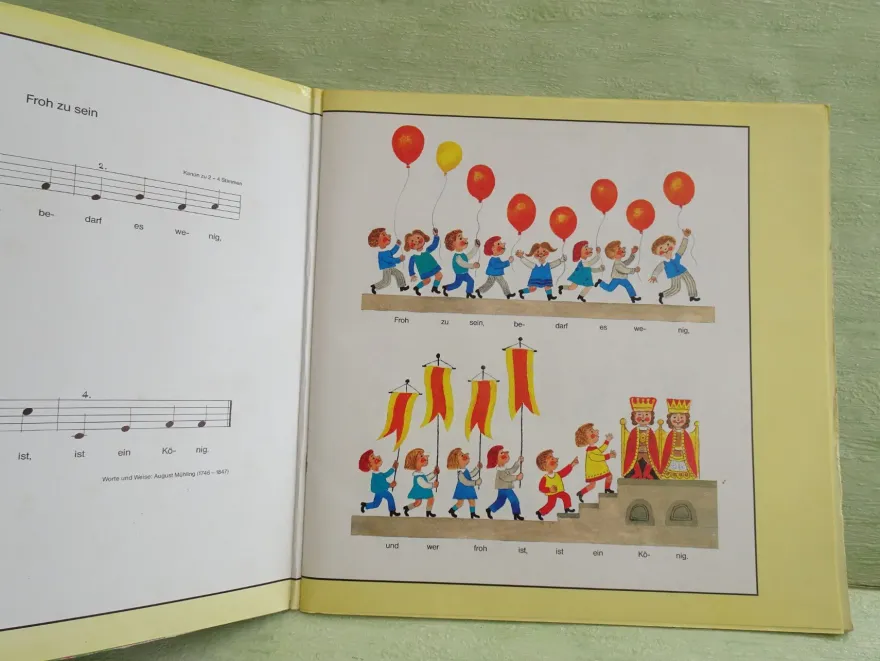LP Schwann Die Liederfibel Kunterbunt Die Gute Nacht Die Lieder Tonbuch - Auswahl -