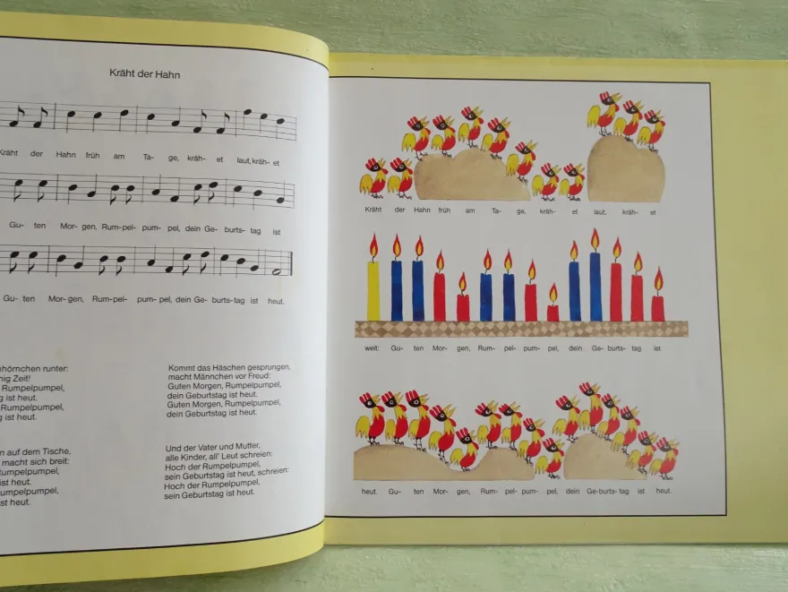LP Schwann Die Liederfibel Kunterbunt Die Gute Nacht Die Lieder Tonbuch - Auswahl -