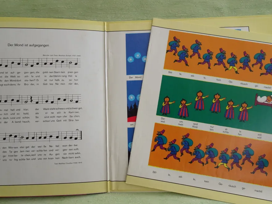 LP Schwann Die Liederfibel Kunterbunt Die Gute Nacht Die Lieder Tonbuch - Auswahl -