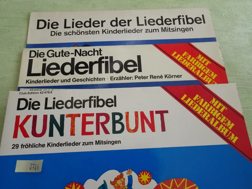 LP Schwann Die Liederfibel Kunterbunt Die Gute Nacht Die Lieder Tonbuch - Auswahl -