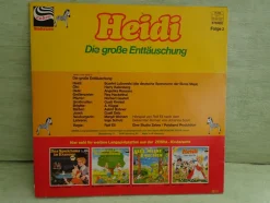 LP Zebra 91.046 Heidi Die große Enttäuschung Scarlett Lubowski Rolf Ell Hörspiel