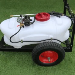 100L Sprühgerät Drucksprüher Anhänger 12V Pflanzensprüher Unkrautsprüher Dünger