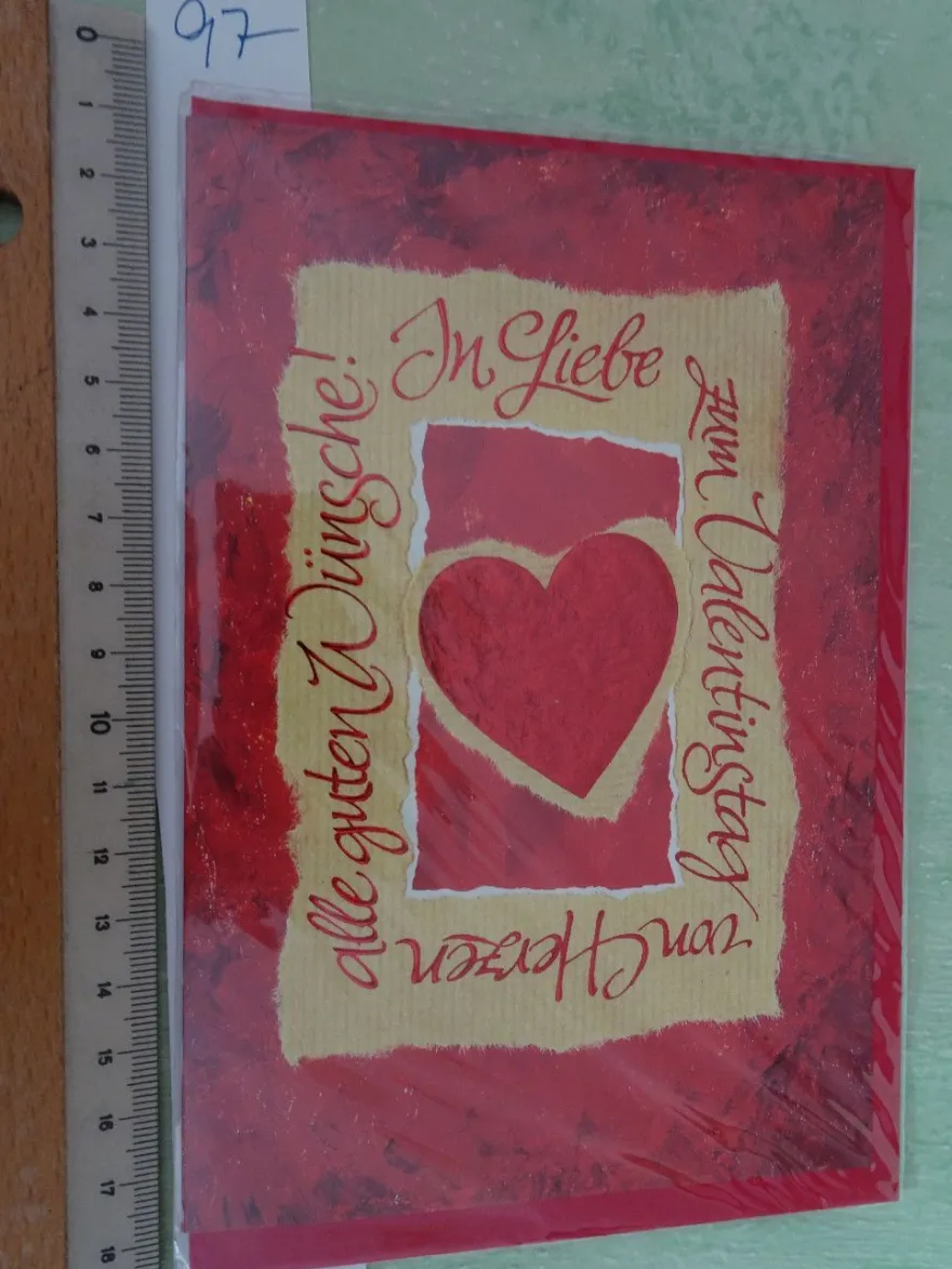 ältere Grußkarten Valentine Valentinstag