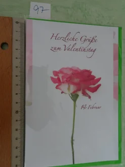 ältere Grußkarten Valentine Valentinstag