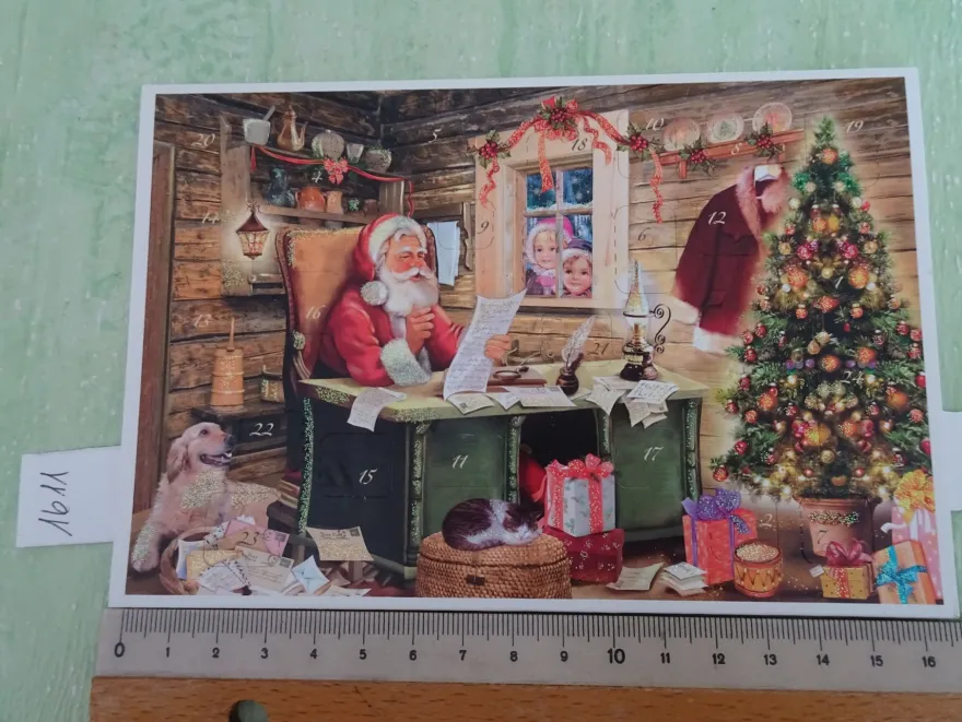 ältere Korsch mini Adventskalender Nicky Boehme Erika Design ua
