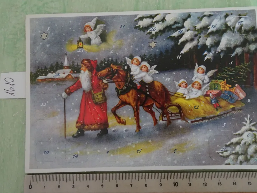 ältere Korsch mini Adventskalender Nicky Boehme Erika Design ua