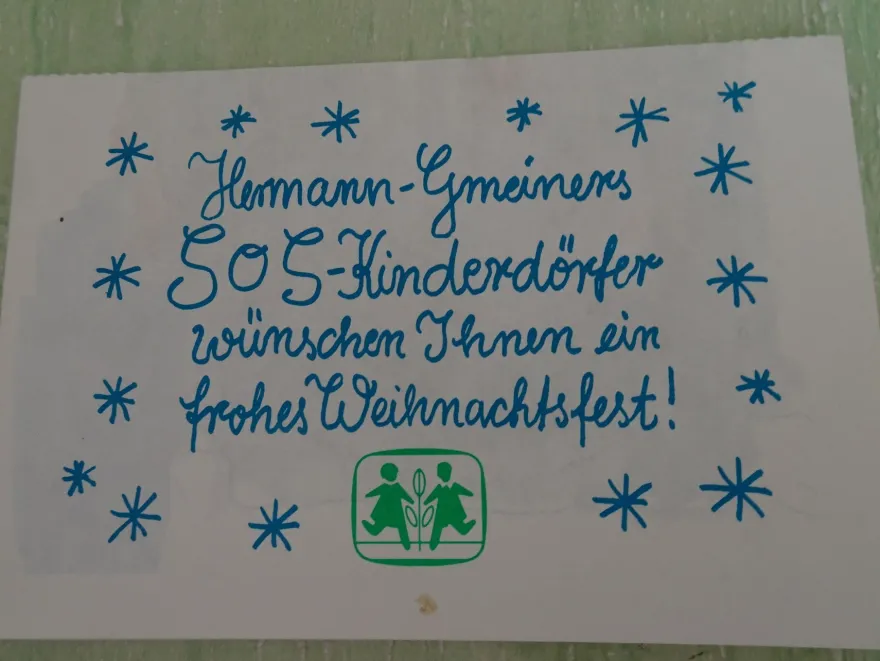 ältere SOS Kinderdörfer mini Adventskalender Postkarte Grußkarte Daniela Wittmann ua