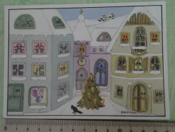 ältere SOS Kinderdörfer mini Adventskalender Postkarte Grußkarte Daniela Wittmann ua