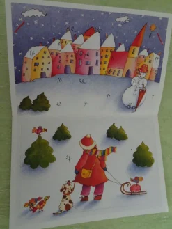 ältere SOS Kinderdörfer mini Adventskalender Postkarte Grußkarte Daniela Wittmann ua