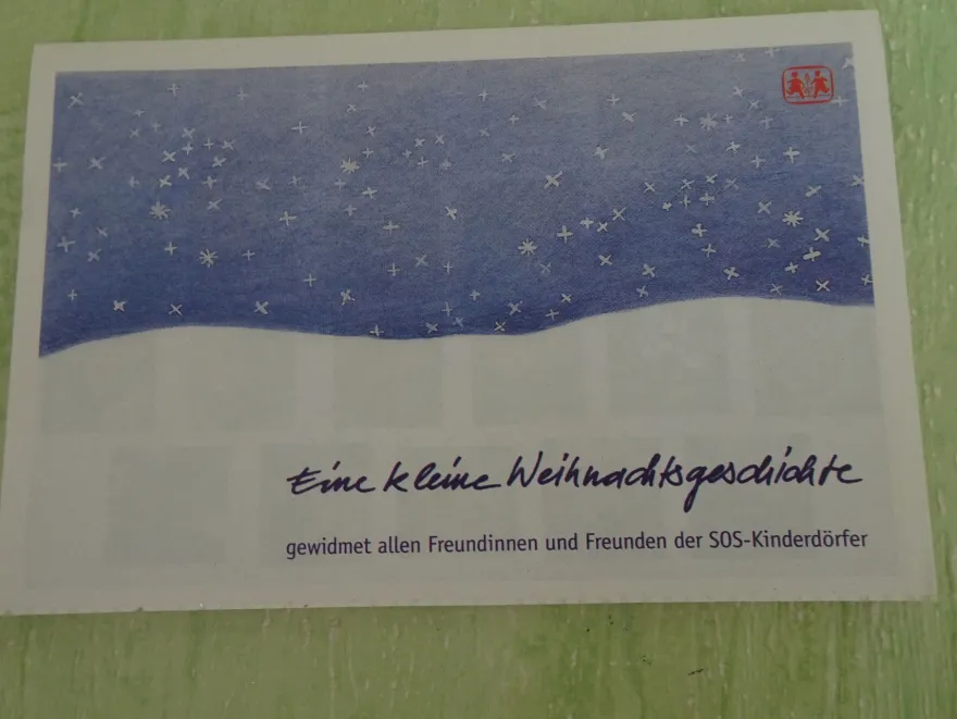 ältere SOS Kinderdörfer mini Adventskalender Postkarte Grußkarte Daniela Wittmann ua