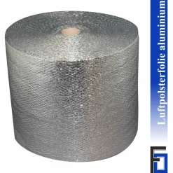 Luftpolsterfolie Aluminium kaschiert Breite 50 cm x Länge 60 m / 250 my | FF