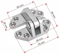 Lukenscharnier Edelstahl Niro Luke Scharnier Stainless Yacht Steel Hatch Hinge