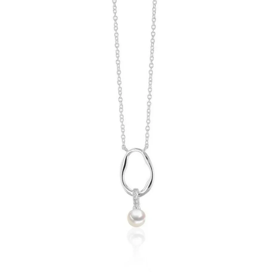 Luna Creation - 216.0958 - Luna-Pearls - Collier - Damen - 925er Silber rhodiniert
