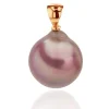 Luna-Pearls - 204.1272 - Anhänger - 750 Roségold - Süßwasser-Zuchtperle 13-15mm