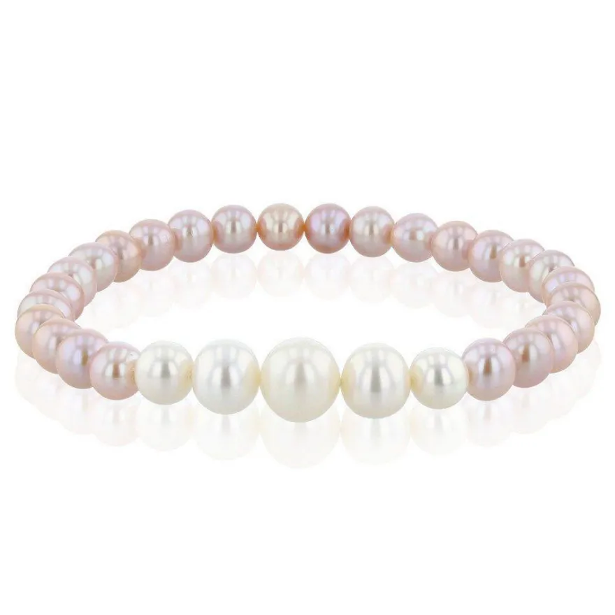 Luna-Pearls - 104.0627 - Armband - Damen - Süßwasser-Zuchtperle Verlauf