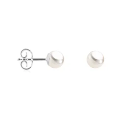 Luna-Pearls - HS1427 - Ohrstecker - 925 Silber rhodiniert - Süßwasser-Zuchtperle