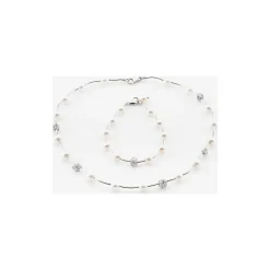 Luna-Pearls Perlen Schmuckset 925 Silber